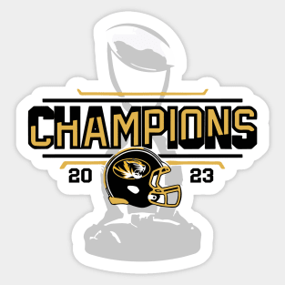 Missouri Tigers 2023 Cotton Bowl Champions Locker Room Sticker